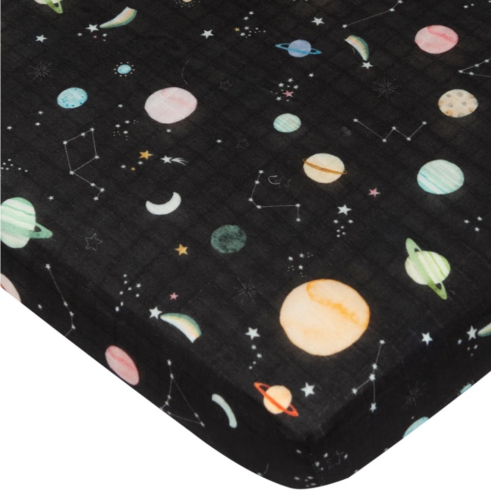 Loulou Lollipop Muslin Crib Sheet